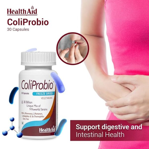 HealthAid ColiProbio™30 Billion(Probiotic Capsules) - 30 Capsules - Image 2