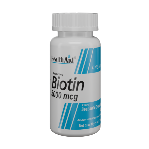 HealthAid Biotin 5000mcg - 60 Tablets - Image 7