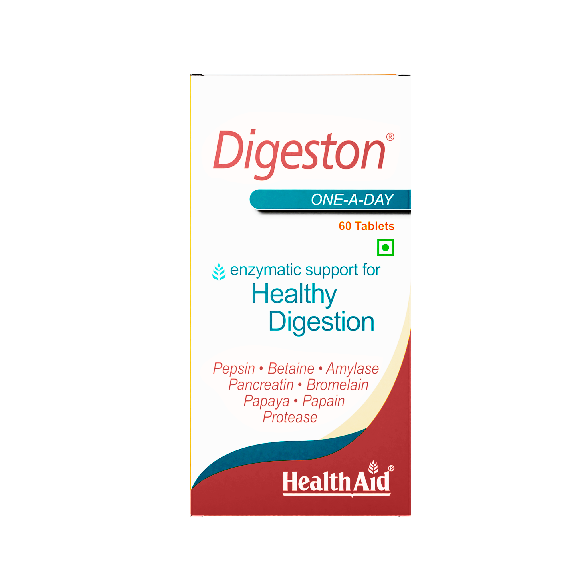 HealthAid Digeston (Papaya & Digestive Enzymes) - 60 Tablets