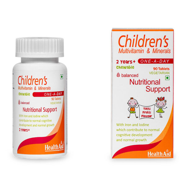 HealthAid Children's MultiVitamins & Minerals - 90 Tablets