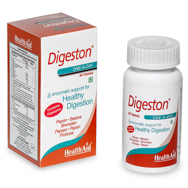 HealthAid Digeston (Papaya & Digestive Enzymes) - 60 Tablets - Image 2