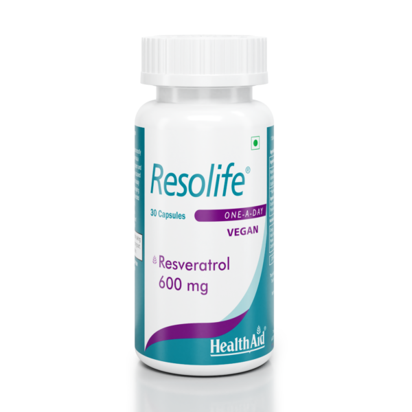 Resolife (Resveratrol 600mg) 30 Vegan Capsules- HealthAid - Image 4