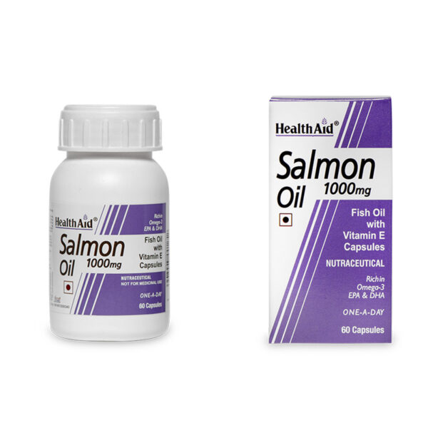 HealthAid Salmon Oil 1000mg - 60 Capsules