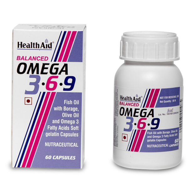 HealthAid Balanced Omega 3.6.9 - 60 Capsules