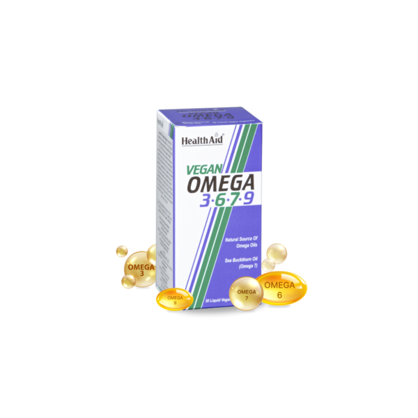 HealthAid Vegan Omega 3.6.7.9 Capsules -30 Capsules