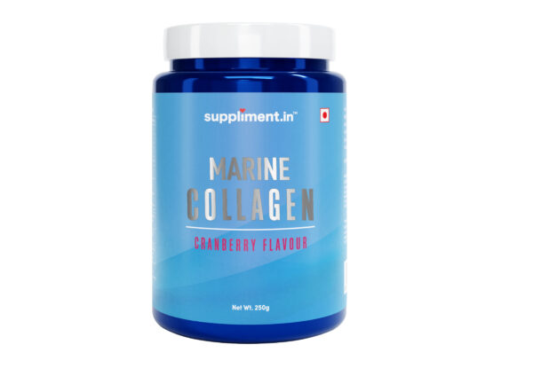 Suppliment.in™Collagen Powder with Stevia (Cranberry Flavour) - 250g