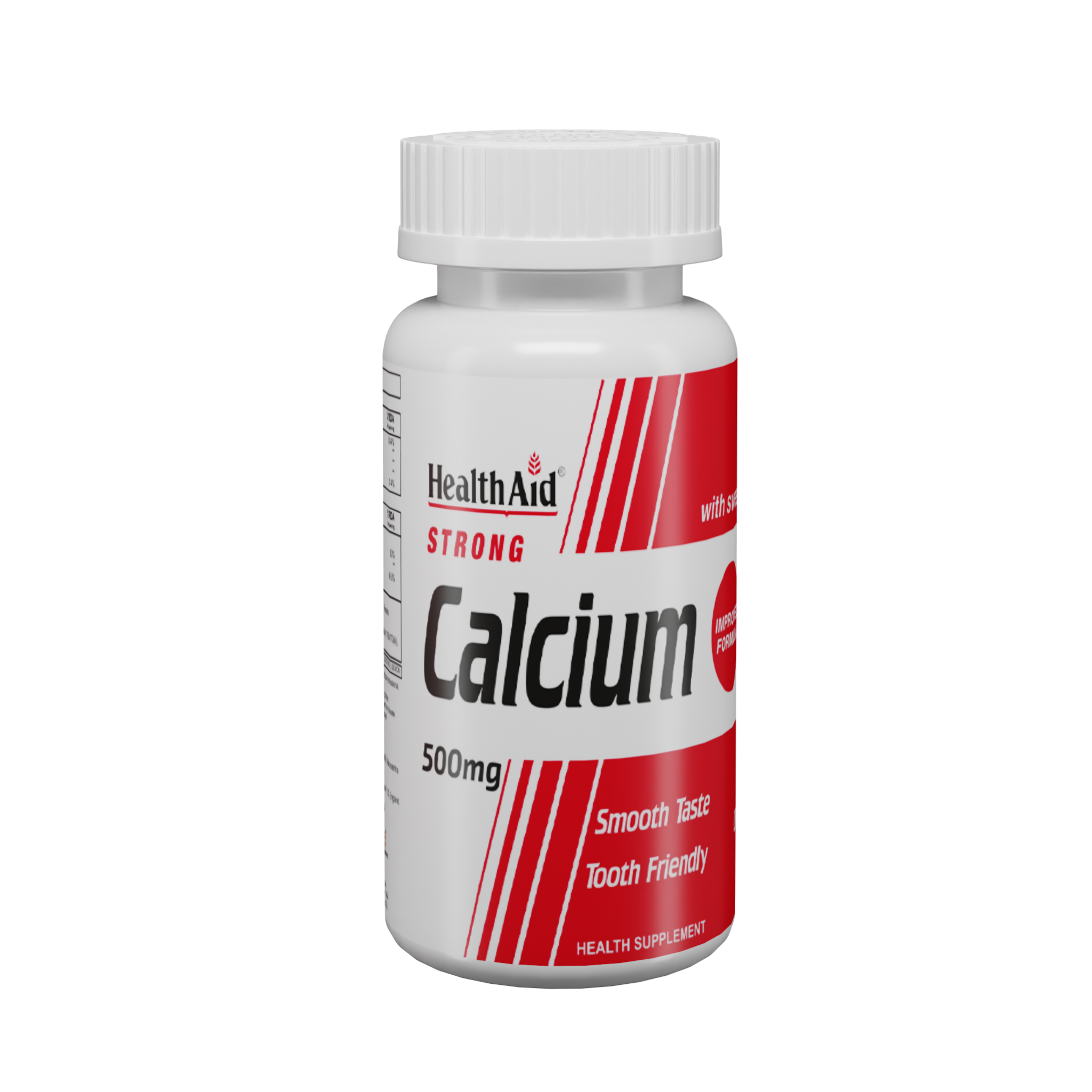 Strong Cal Tablet HealthAid Strong Calcium 500mg – 30 Chewable Tablets – Suppliment.in