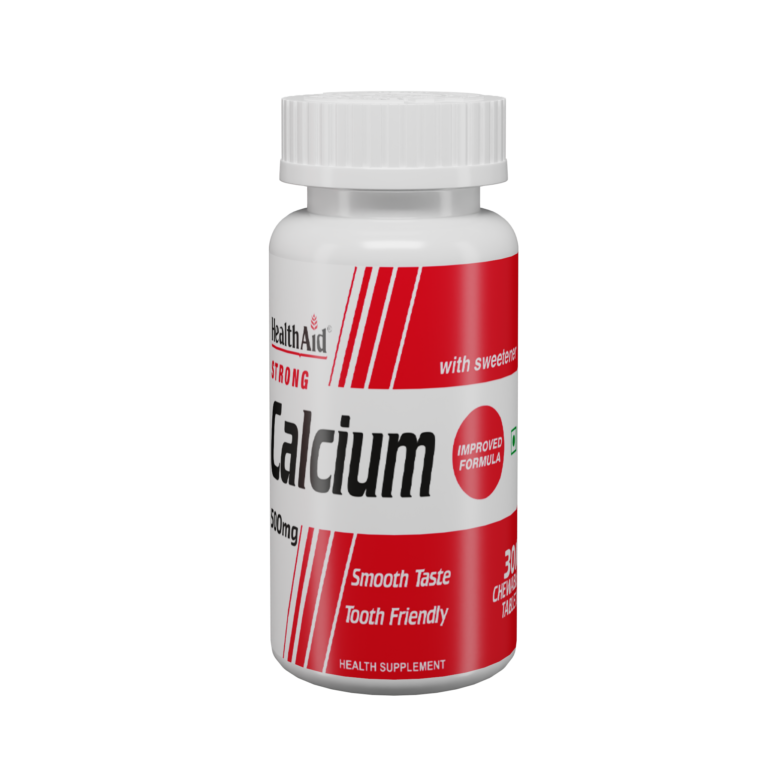 Strong Cal Tablet Strong Calcium 500mg Chewable Tablets – HealthAid – Suppliment.in