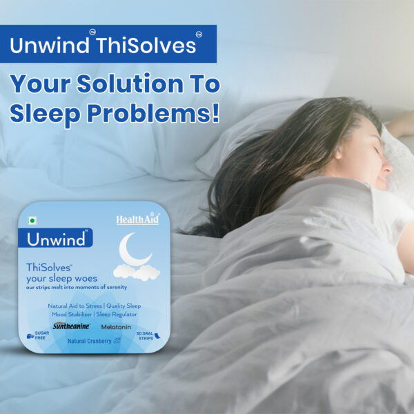 HealthAid® Unwind™ Thisolves™ (Natural Cranberry Flavour) - 30 Mouth Dissolving Strips - Image 4