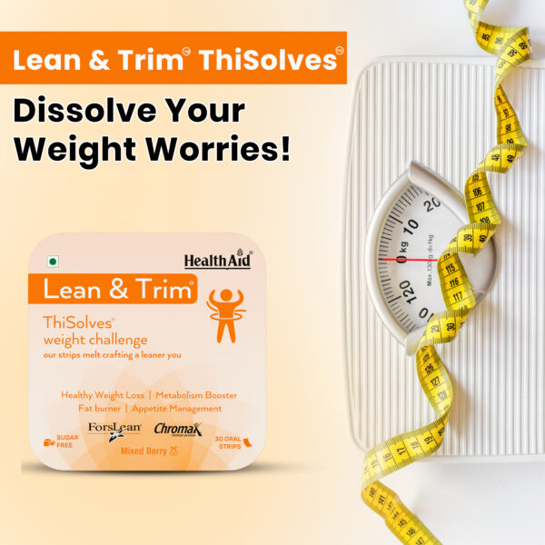 HealthAid® Lean & Trim™ ThiSolves™ (Mixed Berry Flavour) - 30 Mouth Dissolving Strips - Image 4