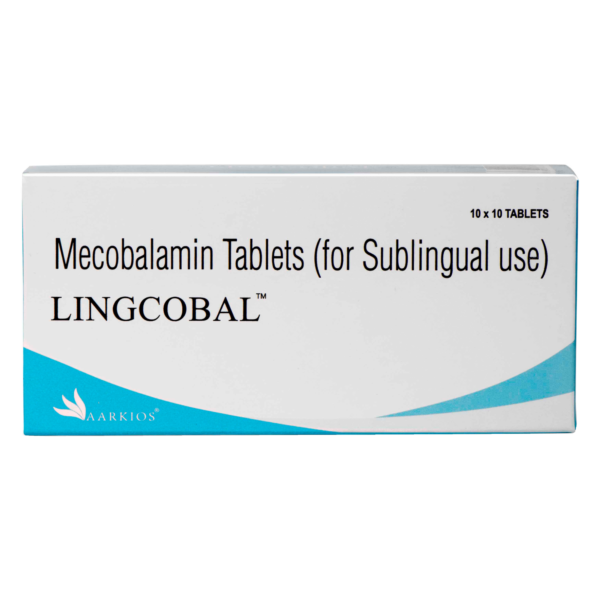 Aarkios Lingcobal [(Mecobalamin 2500mcg) for Sublingual use] - 10 Tablets(1)